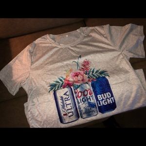 Beer Can Flower T-shirt